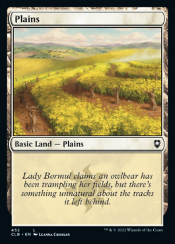 Plains (452) [Commander Legends: Battle for Baldur's Gate] | Shuffle n Cut Hobbies & Games