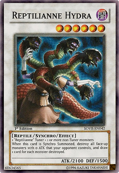 Reptilianne Hydra [SOVR-EN042] Super Rare | Shuffle n Cut Hobbies & Games