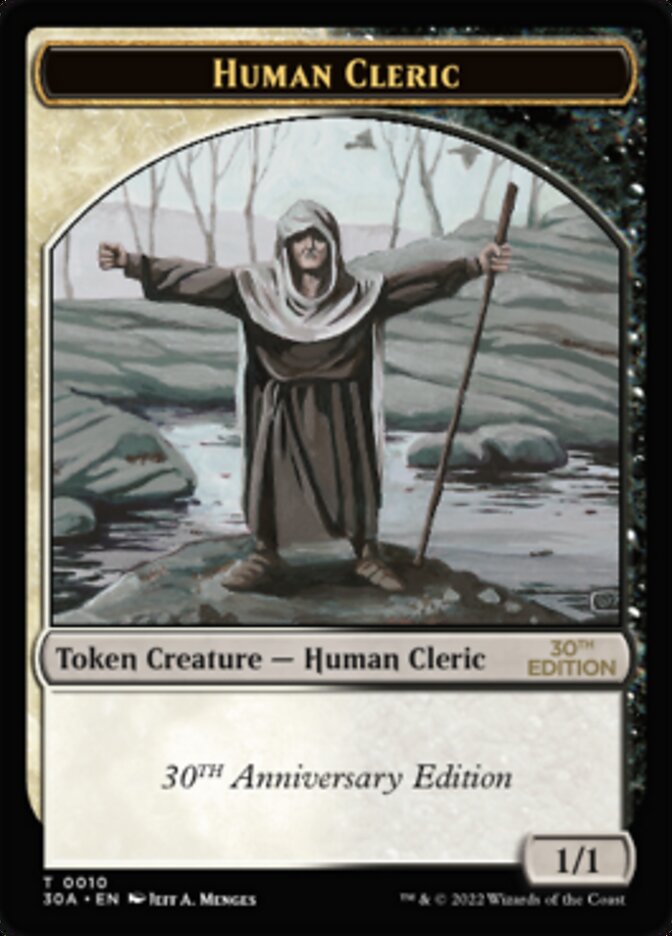 Human Cleric Token [30th Anniversary Tokens] | Shuffle n Cut Hobbies & Games