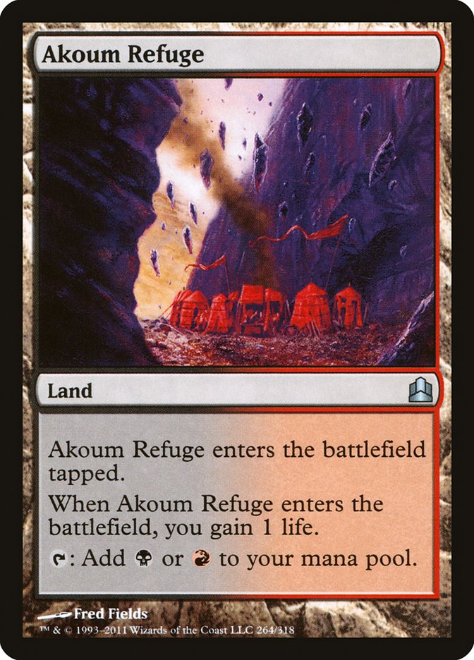 Akoum Refuge [Commander 2011] | Shuffle n Cut Hobbies & Games