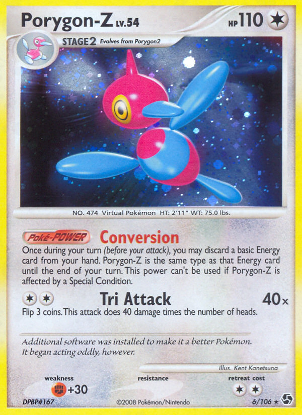 Porygon-Z (6/106) [Diamond & Pearl: Great Encounters] | Shuffle n Cut Hobbies & Games