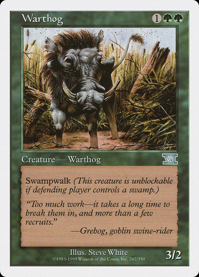Warthog [Classic Sixth Edition] | Shuffle n Cut Hobbies & Games