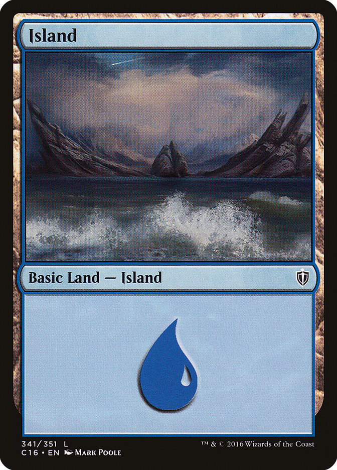 Island (341) [Commander 2016] | Shuffle n Cut Hobbies & Games