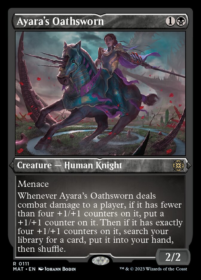 Ayara's Oathsworn (Foil Etched) [March of the Machine: The Aftermath] | Shuffle n Cut Hobbies & Games