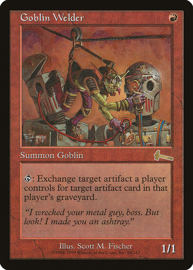 Goblin Welder [Urza's Legacy] | Shuffle n Cut Hobbies & Games