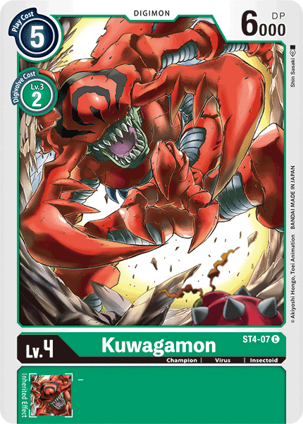 Kuwagamon [ST4-07] [Starter Deck: Giga Green] | Shuffle n Cut Hobbies & Games