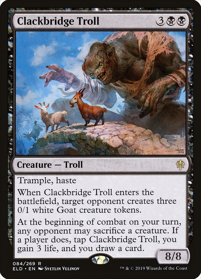 Clackbridge Troll [Throne of Eldraine] | Shuffle n Cut Hobbies & Games