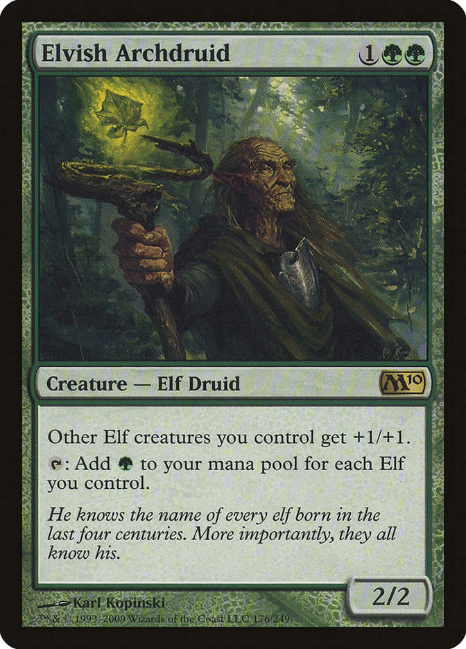 Elvish Archdruid [Magic 2010] | Shuffle n Cut Hobbies & Games