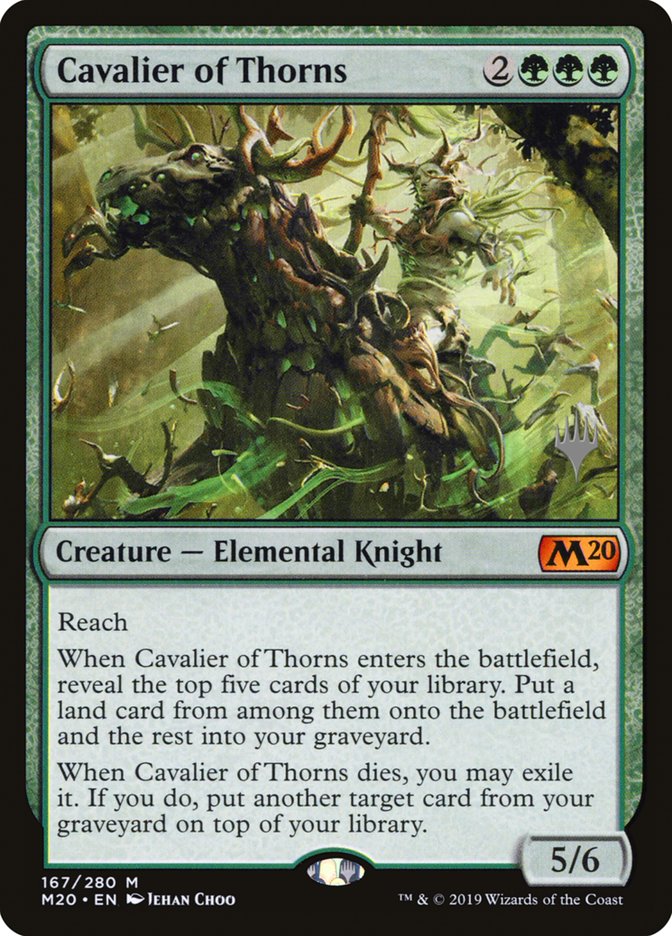 Cavalier of Thorns (Promo Pack) [Core Set 2020 Promos] | Shuffle n Cut Hobbies & Games