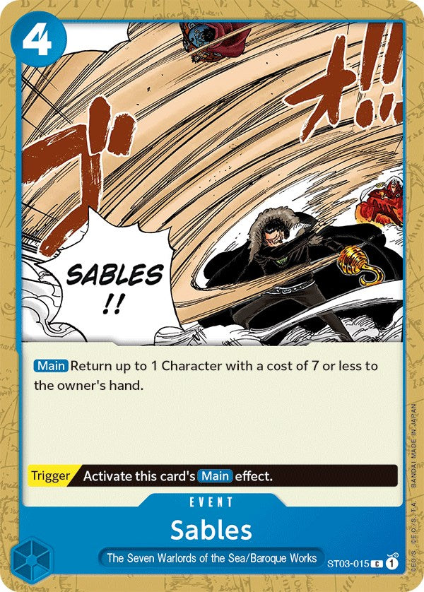 Sables [Starter Deck: The Seven Warlords of The Sea] | Shuffle n Cut Hobbies & Games
