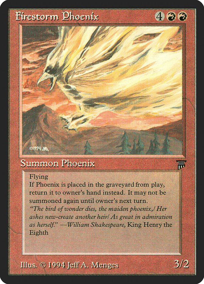 Firestorm Phoenix [Legends] | Shuffle n Cut Hobbies & Games