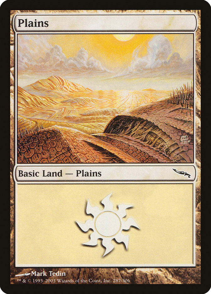 Plains (287) [Mirrodin] | Shuffle n Cut Hobbies & Games
