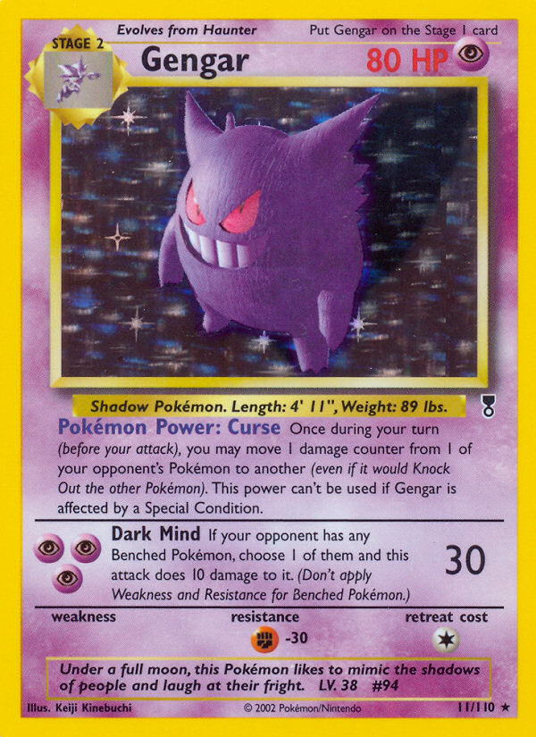 Gengar (11/110) [Legendary Collection] | Shuffle n Cut Hobbies & Games
