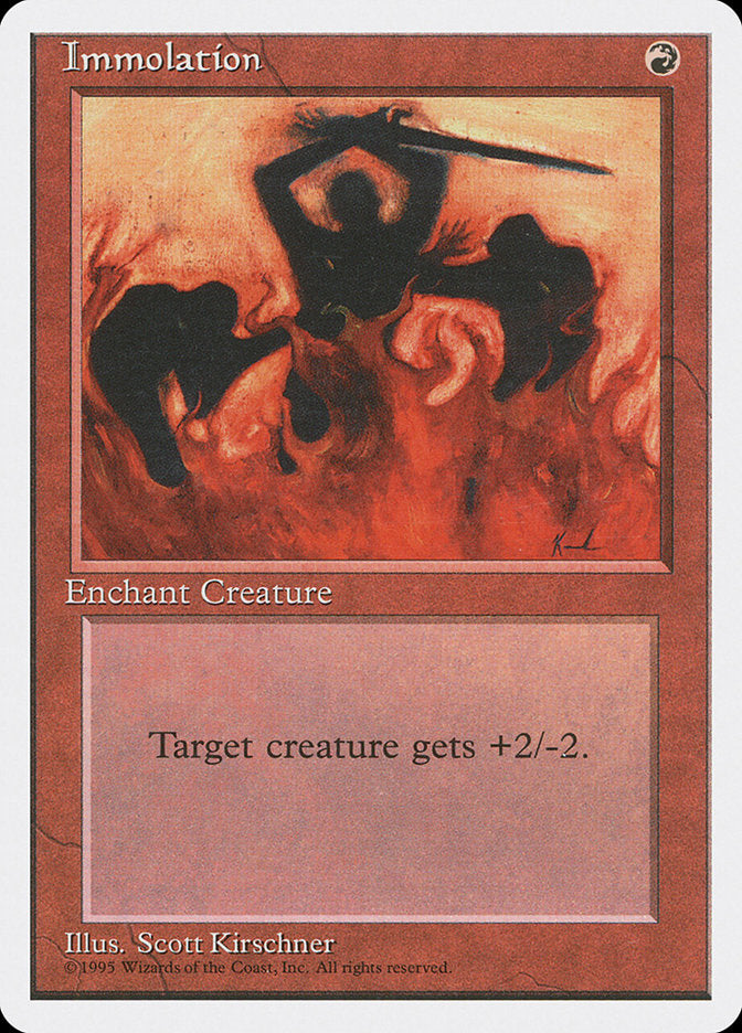 Immolation [Fourth Edition] | Shuffle n Cut Hobbies & Games