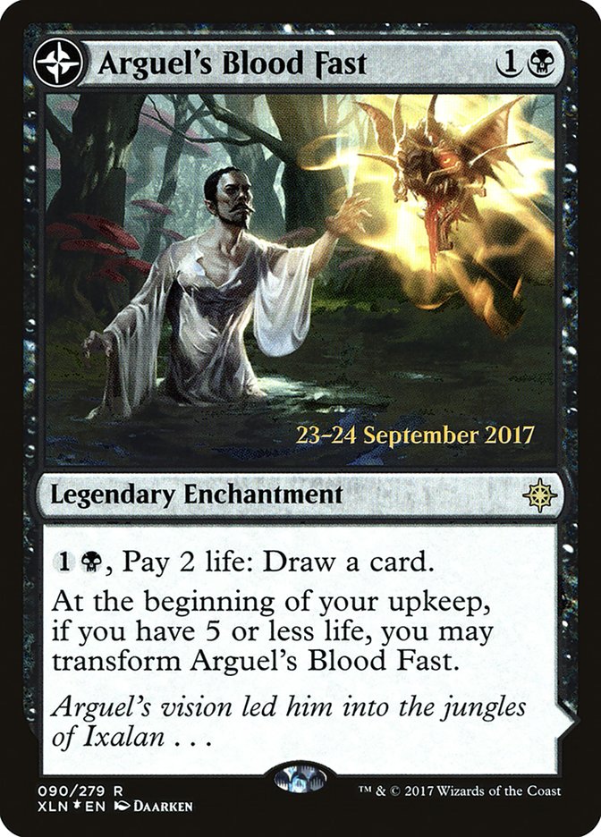 Arguel's Blood Fast // Temple of Aclazotz [Ixalan Prerelease Promos] | Shuffle n Cut Hobbies & Games