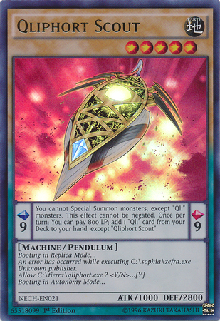 Qliphort Scout [NECH-EN021] Ultra Rare | Shuffle n Cut Hobbies & Games