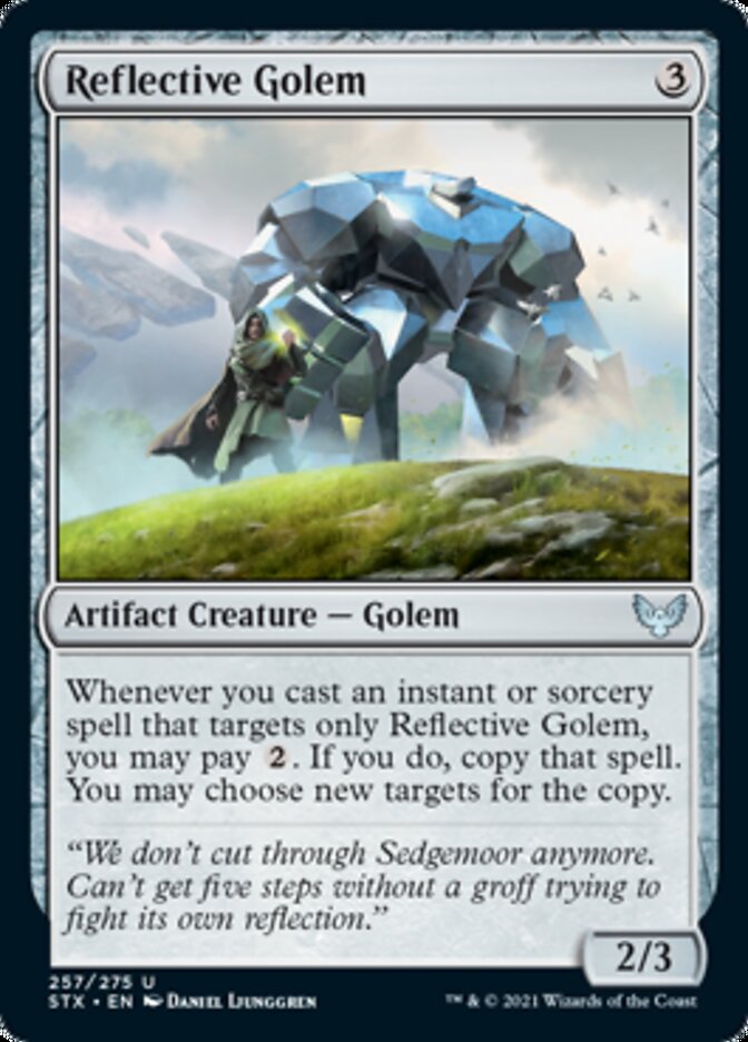 Reflective Golem [Strixhaven: School of Mages] | Shuffle n Cut Hobbies & Games