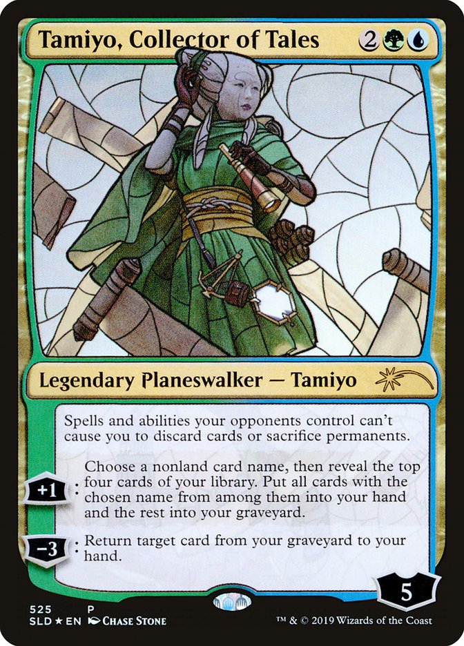 Tamiyo, Collector of Tales (Stained Glass) [Secret Lair Drop Promos] | Shuffle n Cut Hobbies & Games