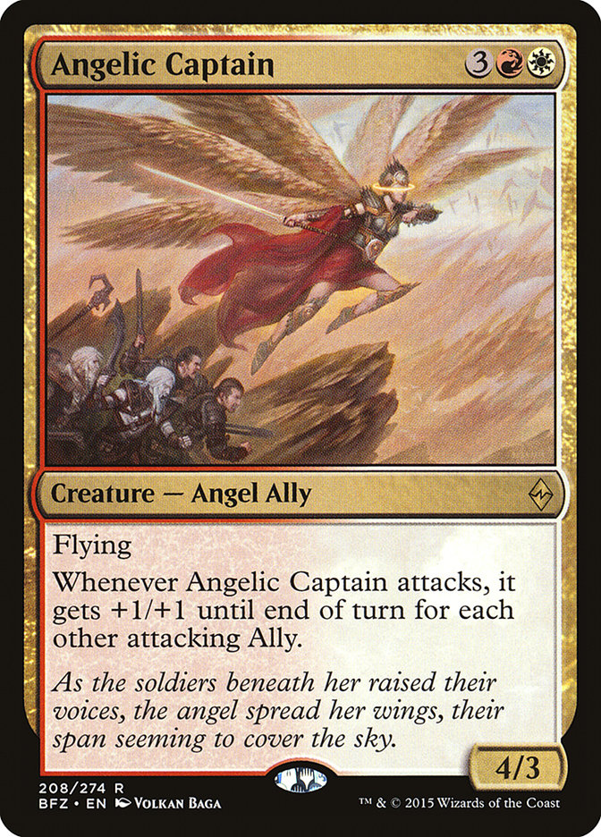 Angelic Captain [Battle for Zendikar] | Shuffle n Cut Hobbies & Games