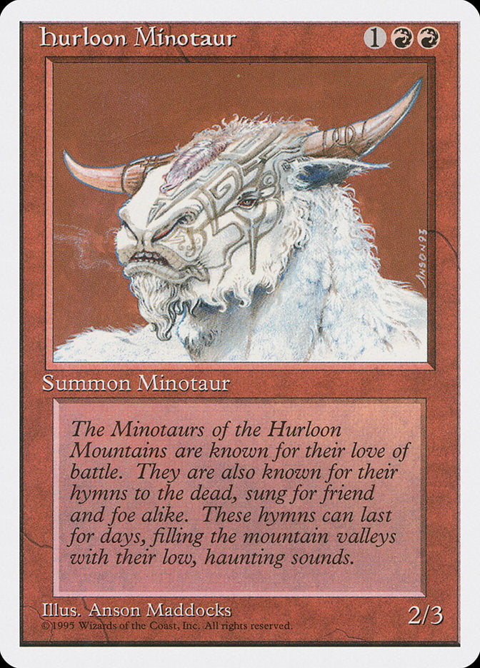 Hurloon Minotaur [Fourth Edition] | Shuffle n Cut Hobbies & Games