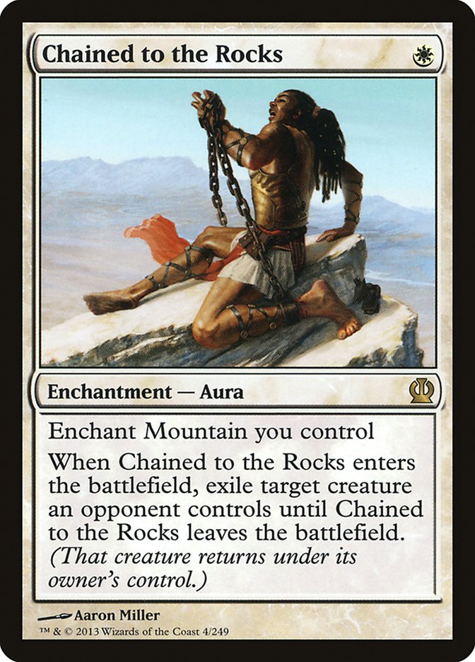 Chained to the Rocks [Theros] | Shuffle n Cut Hobbies & Games
