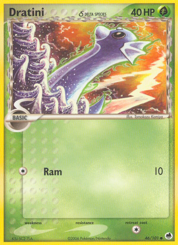 Dratini (46/101) (Delta Species) [EX: Dragon Frontiers] | Shuffle n Cut Hobbies & Games