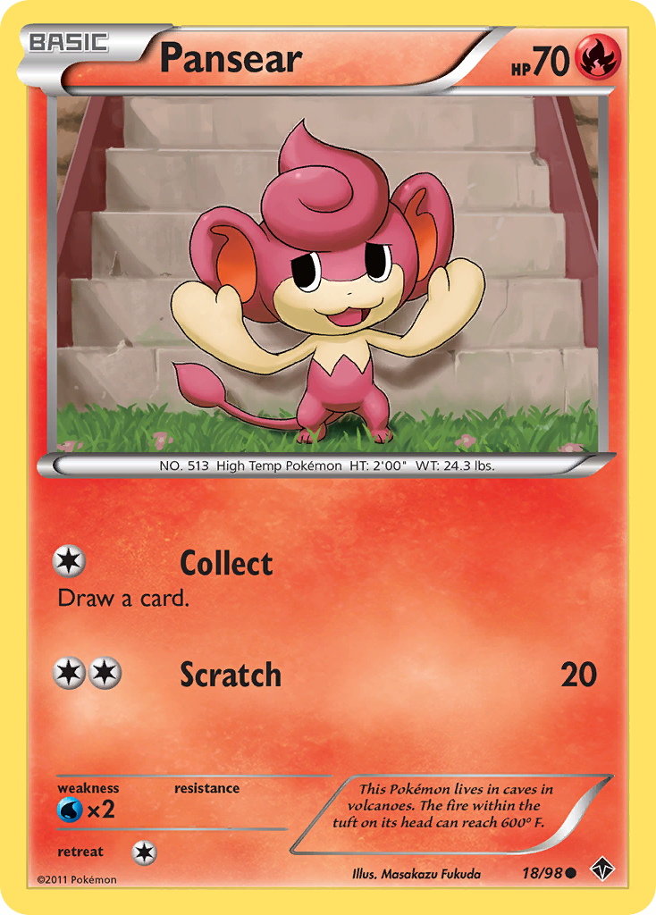 Pansear (18/98) [Black & White: Emerging Powers] | Shuffle n Cut Hobbies & Games