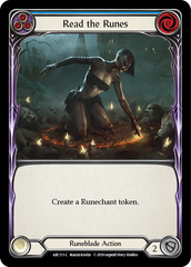 Read the Runes (Blue) [ARC111-C] 1st Edition Rainbow Foil | Shuffle n Cut Hobbies & Games