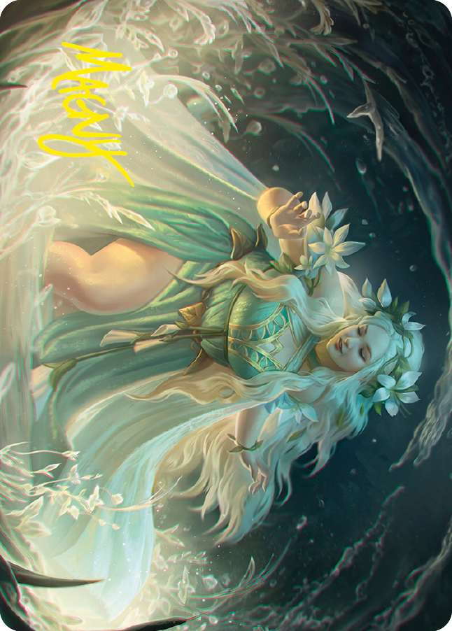 Goldberry, River-Daughter Art Card (Gold-Stamped Signature) [The Lord of the Rings: Tales of Middle-earth Art Series] | Shuffle n Cut Hobbies & Games