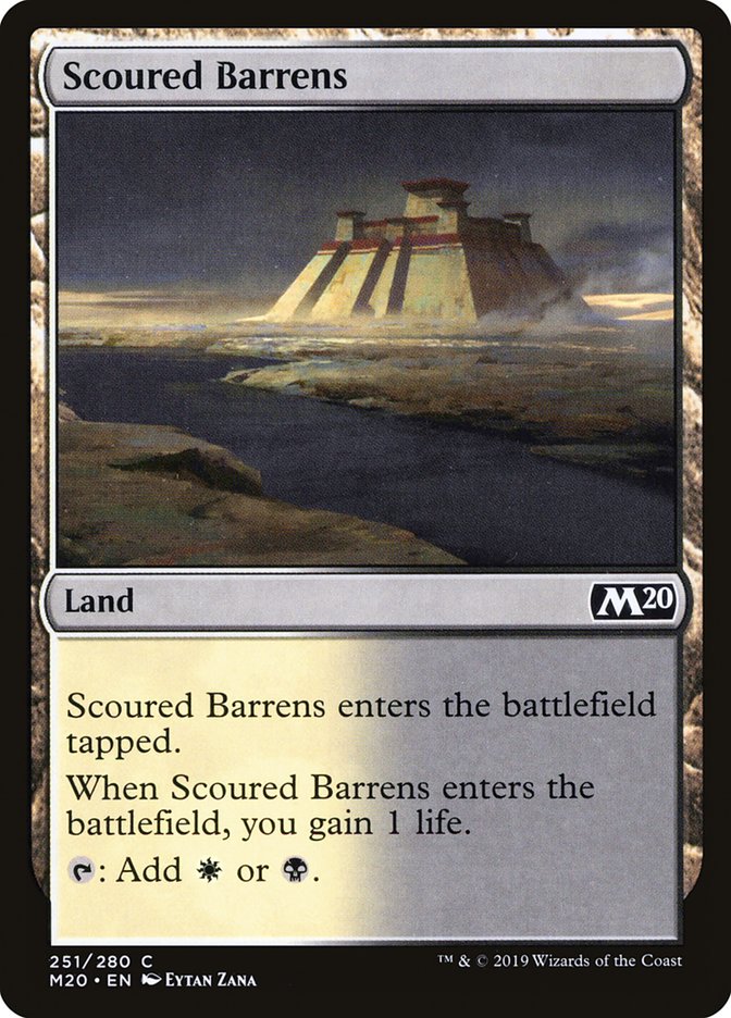 Scoured Barrens [Core Set 2020] | Shuffle n Cut Hobbies & Games