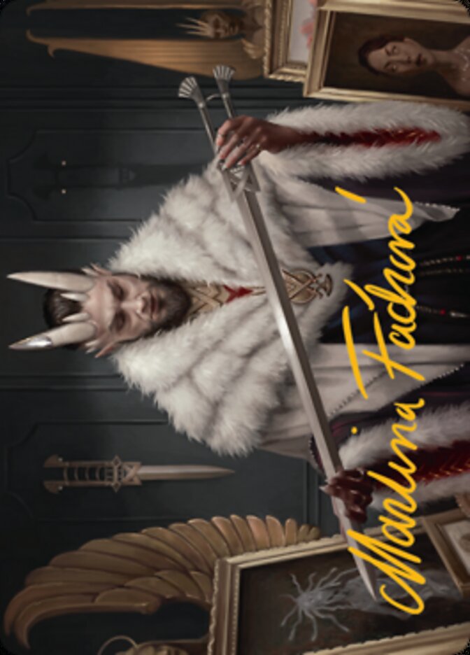 Lord Xander, the Collector Art Card (Gold-Stamped Signature) [Streets of New Capenna Art Series] | Shuffle n Cut Hobbies & Games