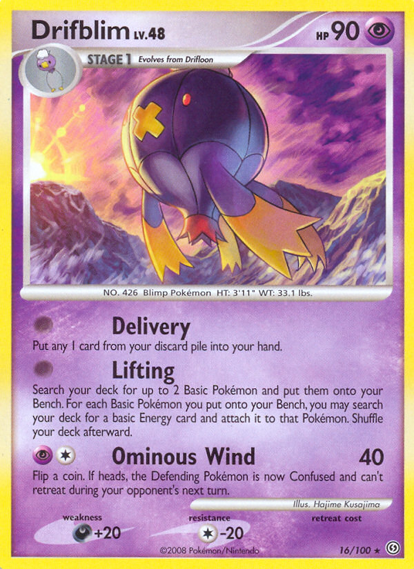 Drifblim (16/100) [Diamond & Pearl: Stormfront] | Shuffle n Cut Hobbies & Games