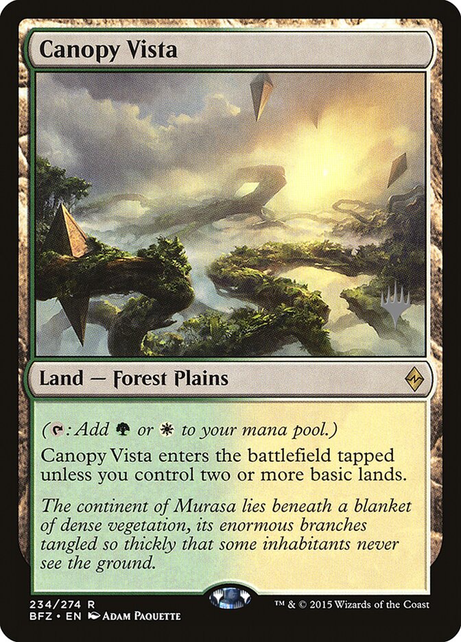 Canopy Vista [Battle for Zendikar Promos] | Shuffle n Cut Hobbies & Games