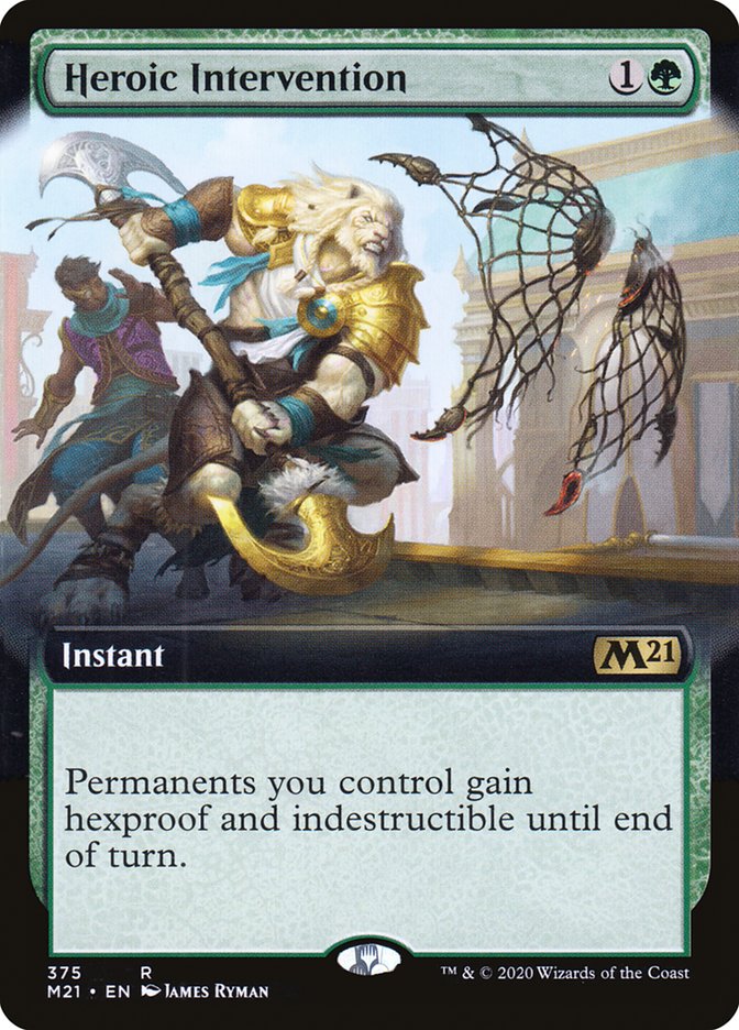 Heroic Intervention (Extended Art) [Core Set 2021] | Shuffle n Cut Hobbies & Games
