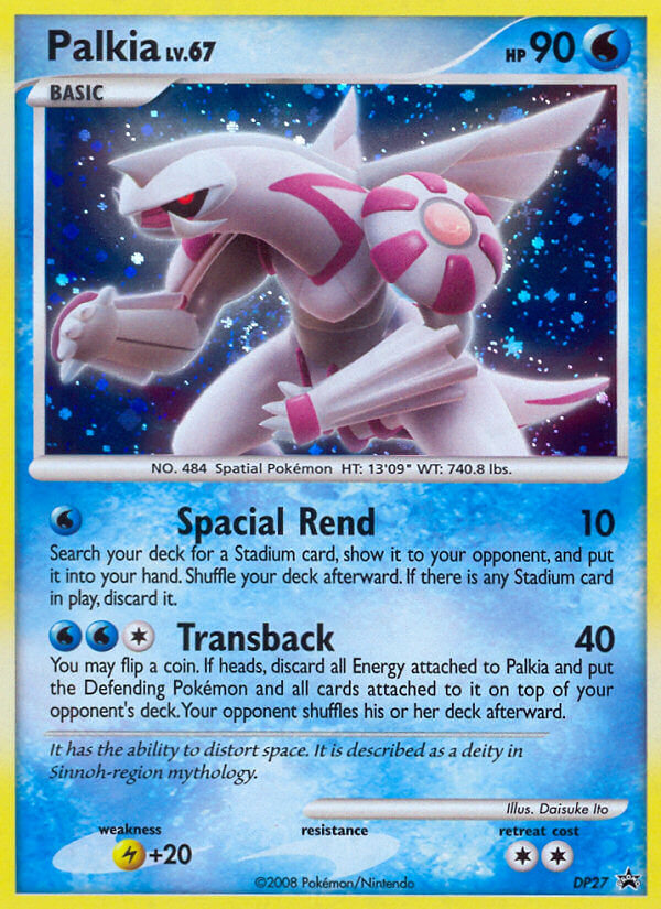 Palkia (DP27) [Diamond & Pearl: Black Star Promos] | Shuffle n Cut Hobbies & Games