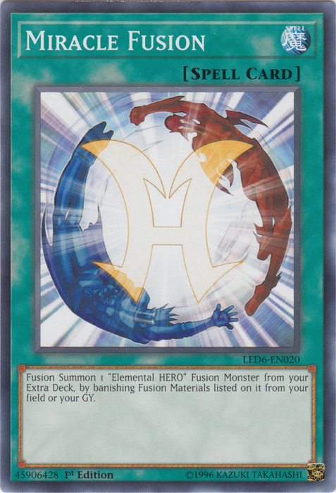 Miracle Fusion [LED6-EN020] Common | Shuffle n Cut Hobbies & Games
