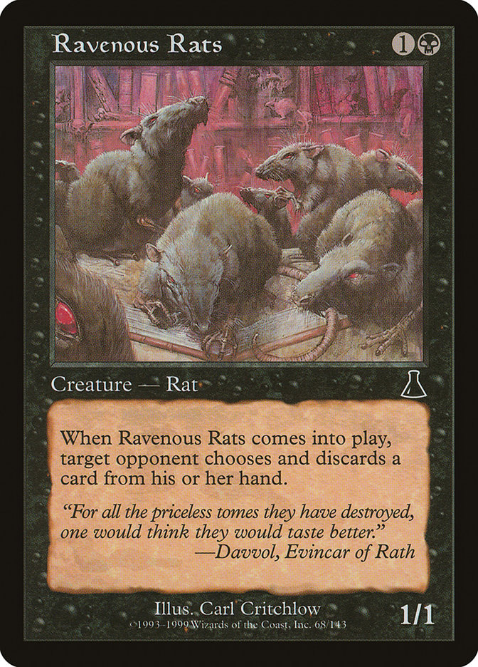 Ravenous Rats [Urza's Destiny] | Shuffle n Cut Hobbies & Games