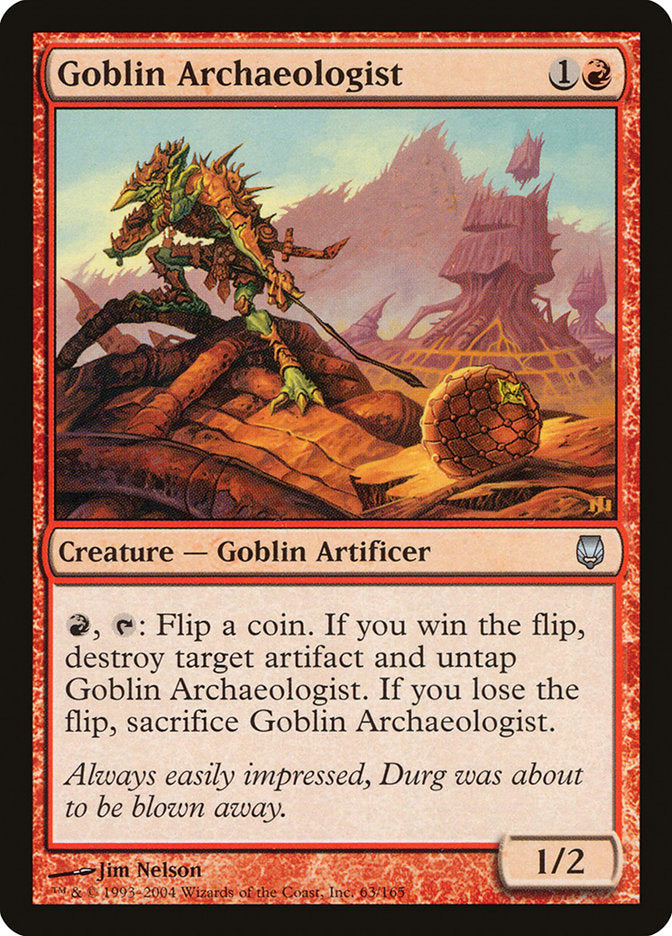 Goblin Archaeologist [Darksteel] | Shuffle n Cut Hobbies & Games