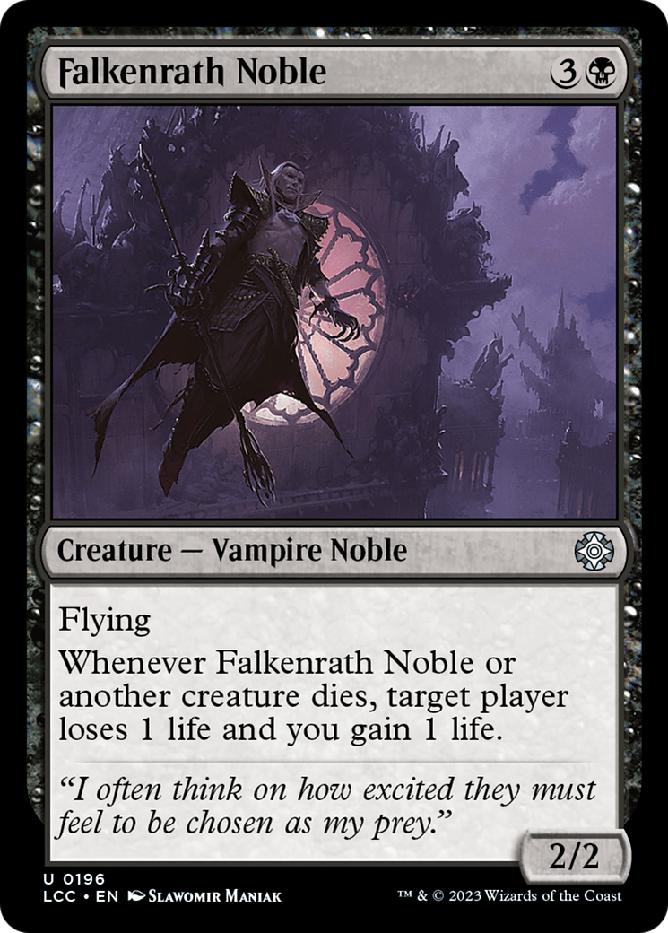 Falkenrath Noble [The Lost Caverns of Ixalan Commander] | Shuffle n Cut Hobbies & Games