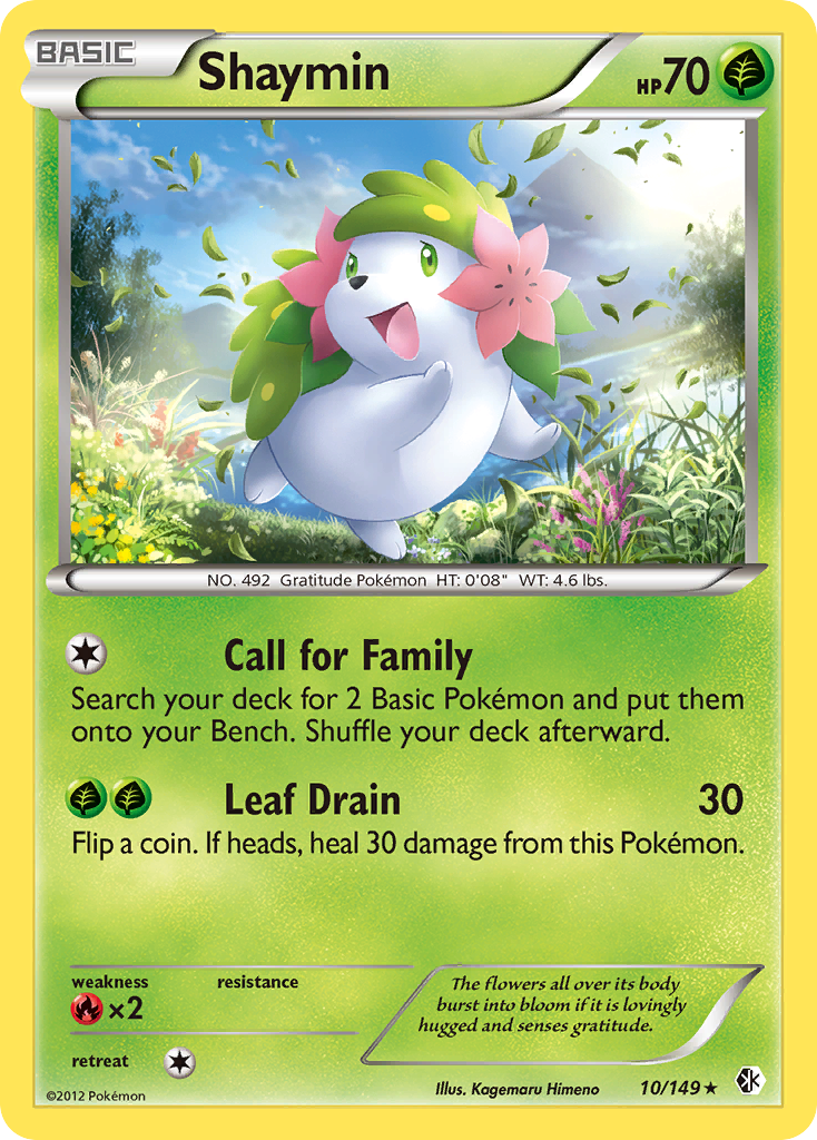Shaymin (10/149) [Black & White: Boundaries Crossed] | Shuffle n Cut Hobbies & Games