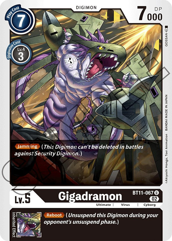 Gigadramon [BT11-067] [Dimensional Phase] | Shuffle n Cut Hobbies & Games