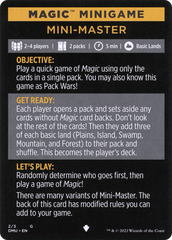 Mini-Master (Magic Minigame) [Commander Legends: Battle for Baldur's Gate Minigame] | Shuffle n Cut Hobbies & Games