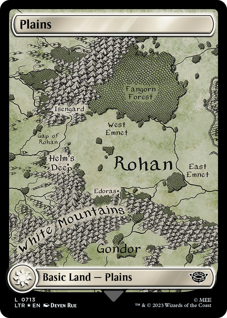 Plains (0713) (Surge Foil) [The Lord of the Rings: Tales of Middle-Earth] | Shuffle n Cut Hobbies & Games
