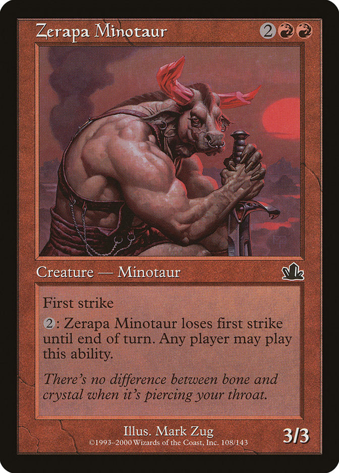 Zerapa Minotaur [Prophecy] | Shuffle n Cut Hobbies & Games