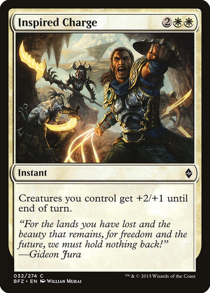 Inspired Charge [Battle for Zendikar] | Shuffle n Cut Hobbies & Games