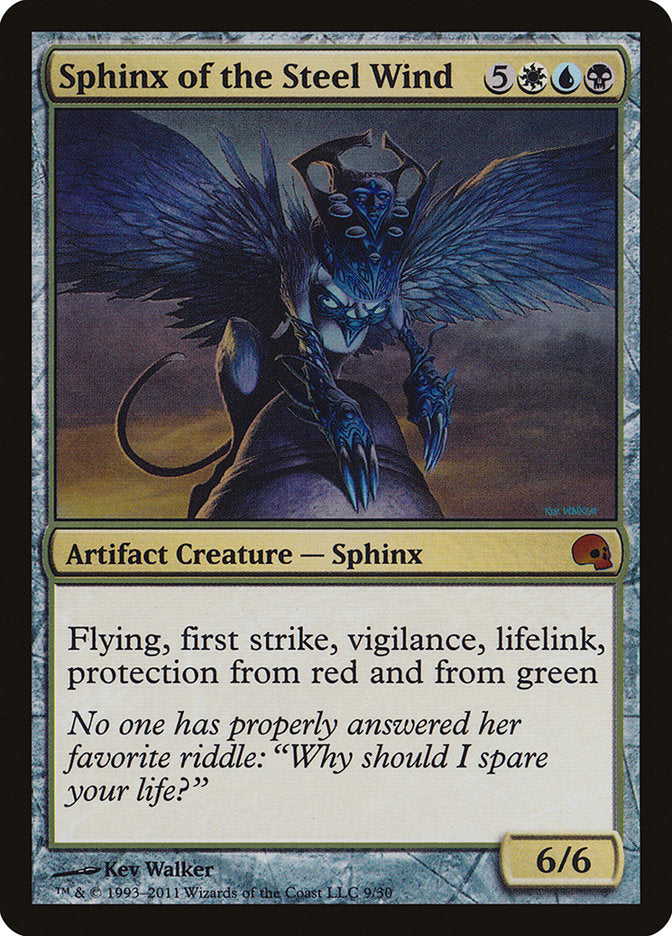 Sphinx of the Steel Wind [Premium Deck Series: Graveborn] | Shuffle n Cut Hobbies & Games
