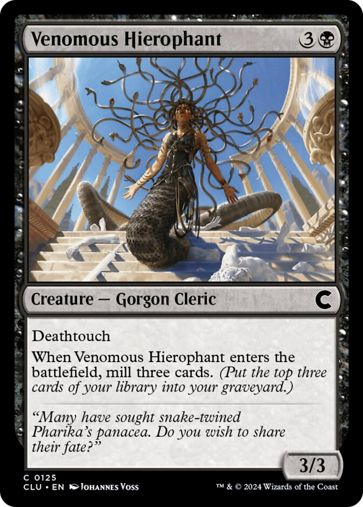 Venomous Hierophant [Ravnica: Clue Edition] | Shuffle n Cut Hobbies & Games