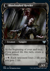 Restless Bloodseeker // Bloodsoaked Reveler (Showcase Fang Frame) [Innistrad: Crimson Vow] | Shuffle n Cut Hobbies & Games