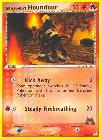 Team Magma's Houndour (63/95) [EX: Team Magma vs Team Aqua] | Shuffle n Cut Hobbies & Games