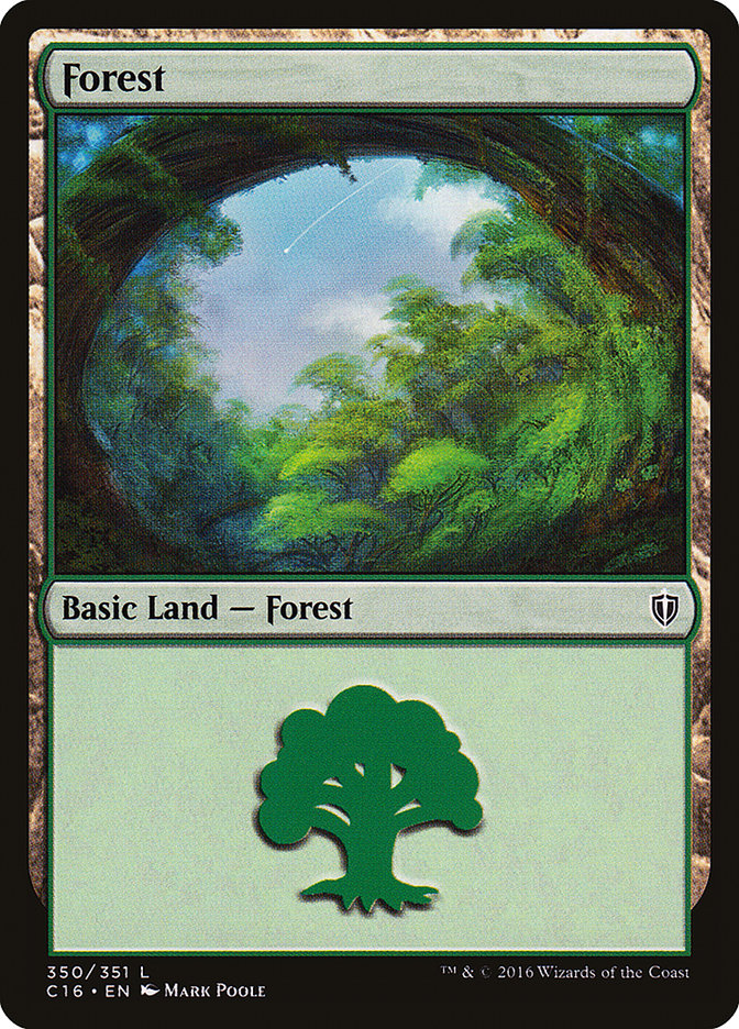 Forest (350) [Commander 2016] | Shuffle n Cut Hobbies & Games